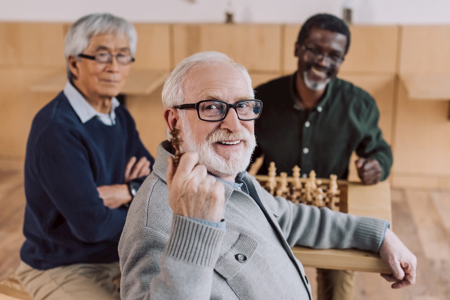 partie échec senior
