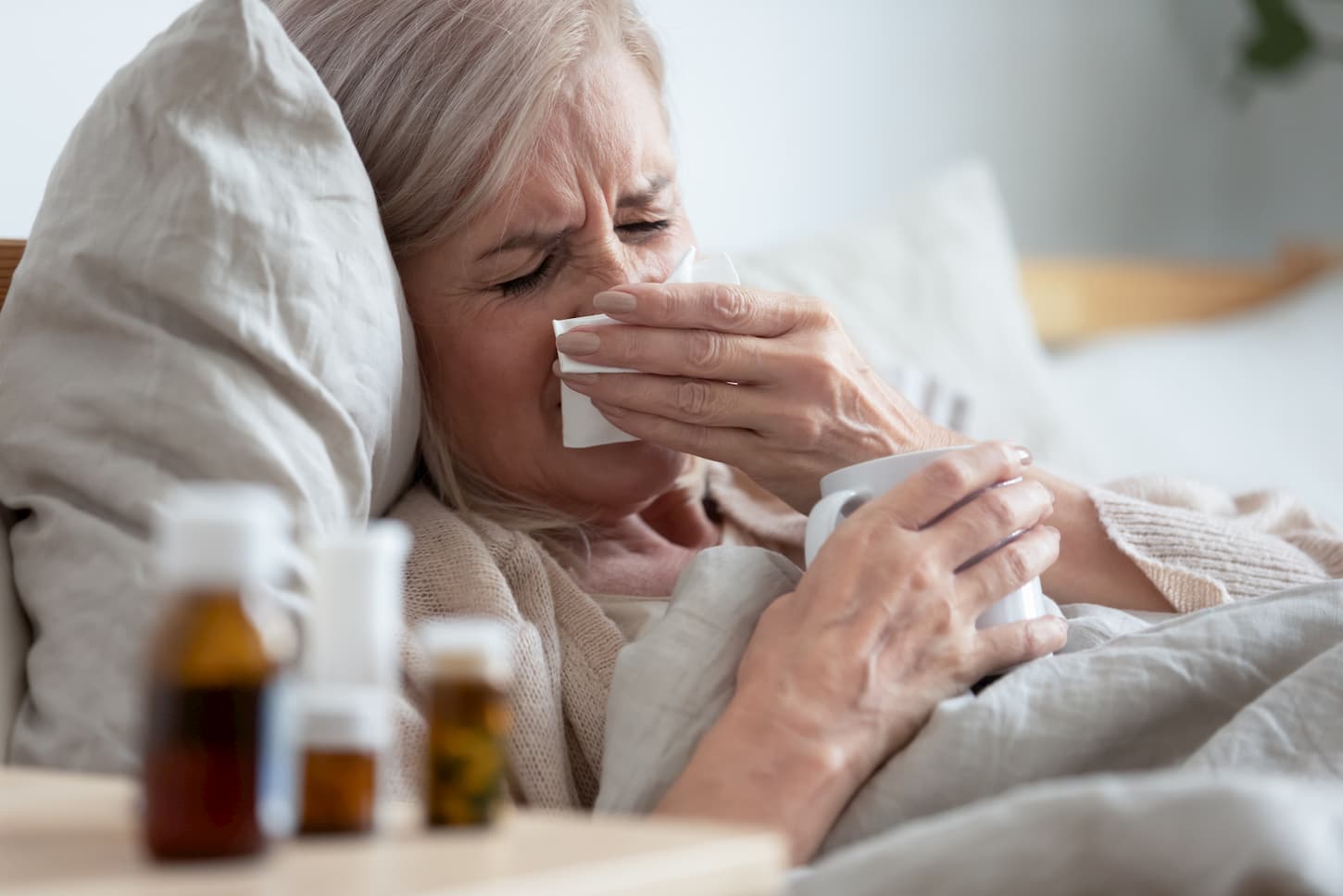prévenir la grippe chez les seniors