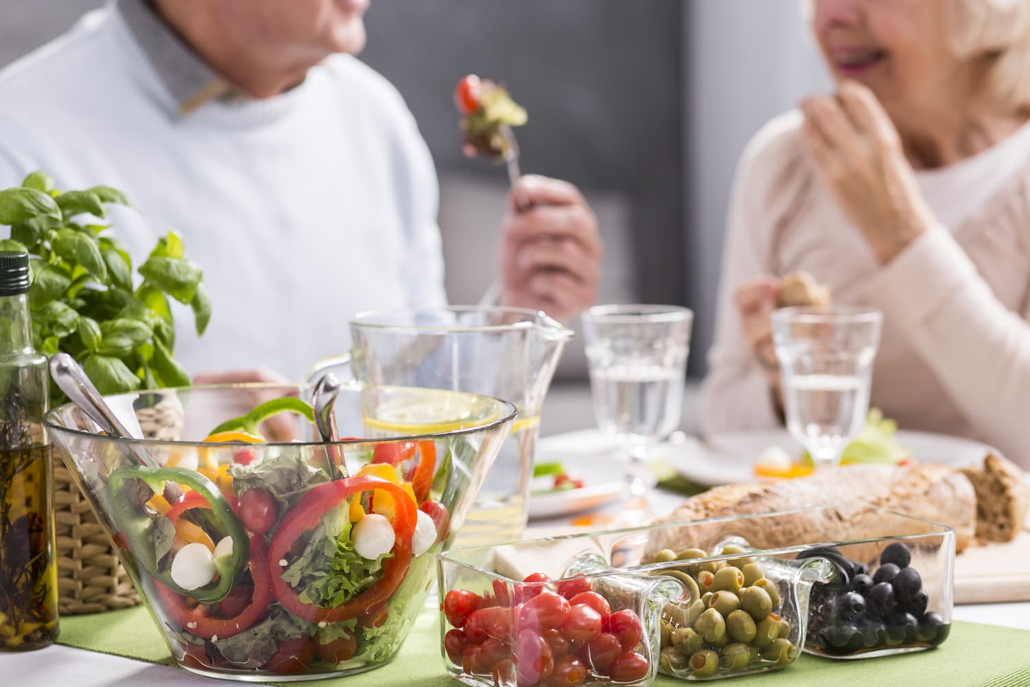 senior alimentation saine